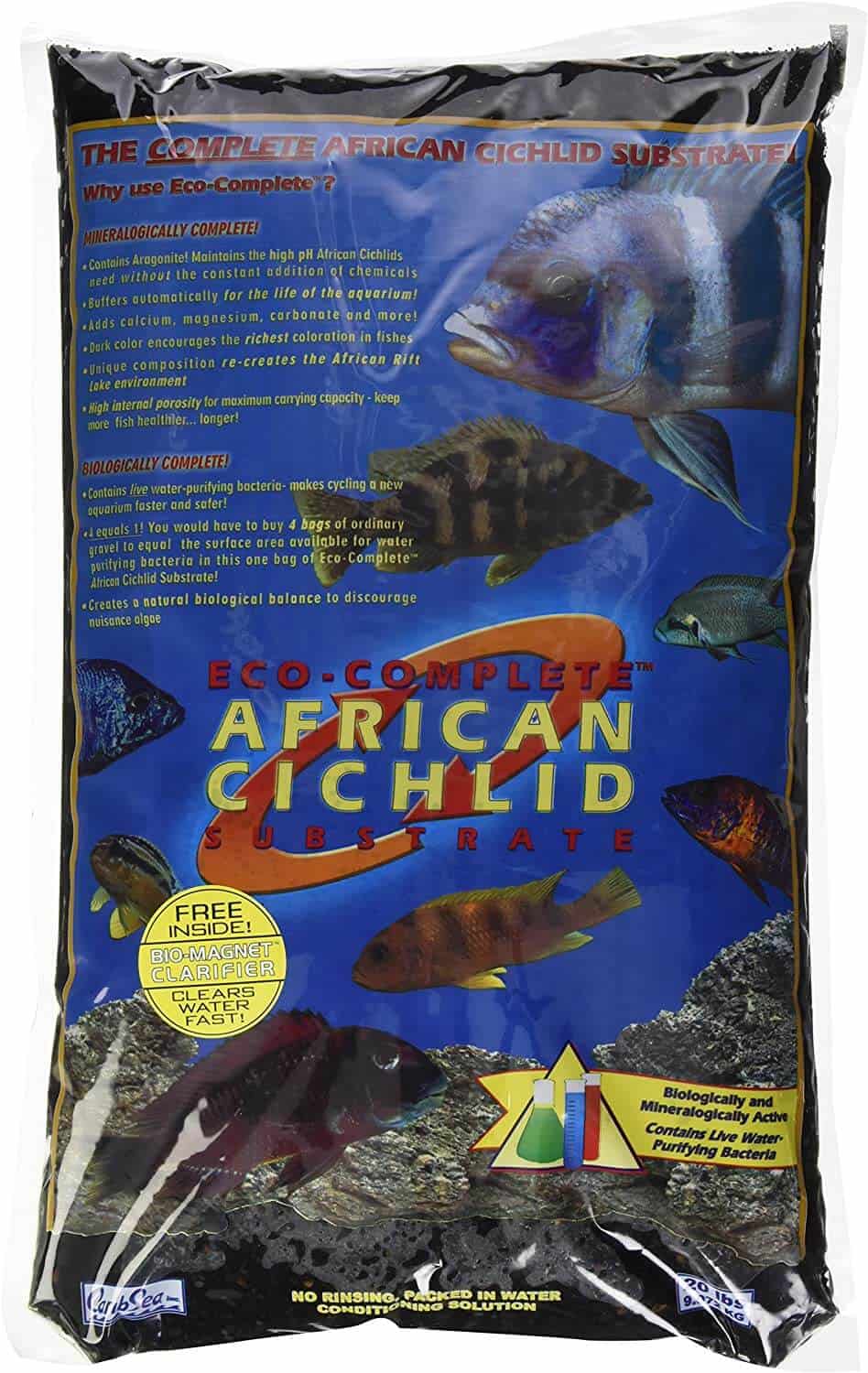 Carib Sea Aquatics Eco-Complete African Cichlid Zack Sand