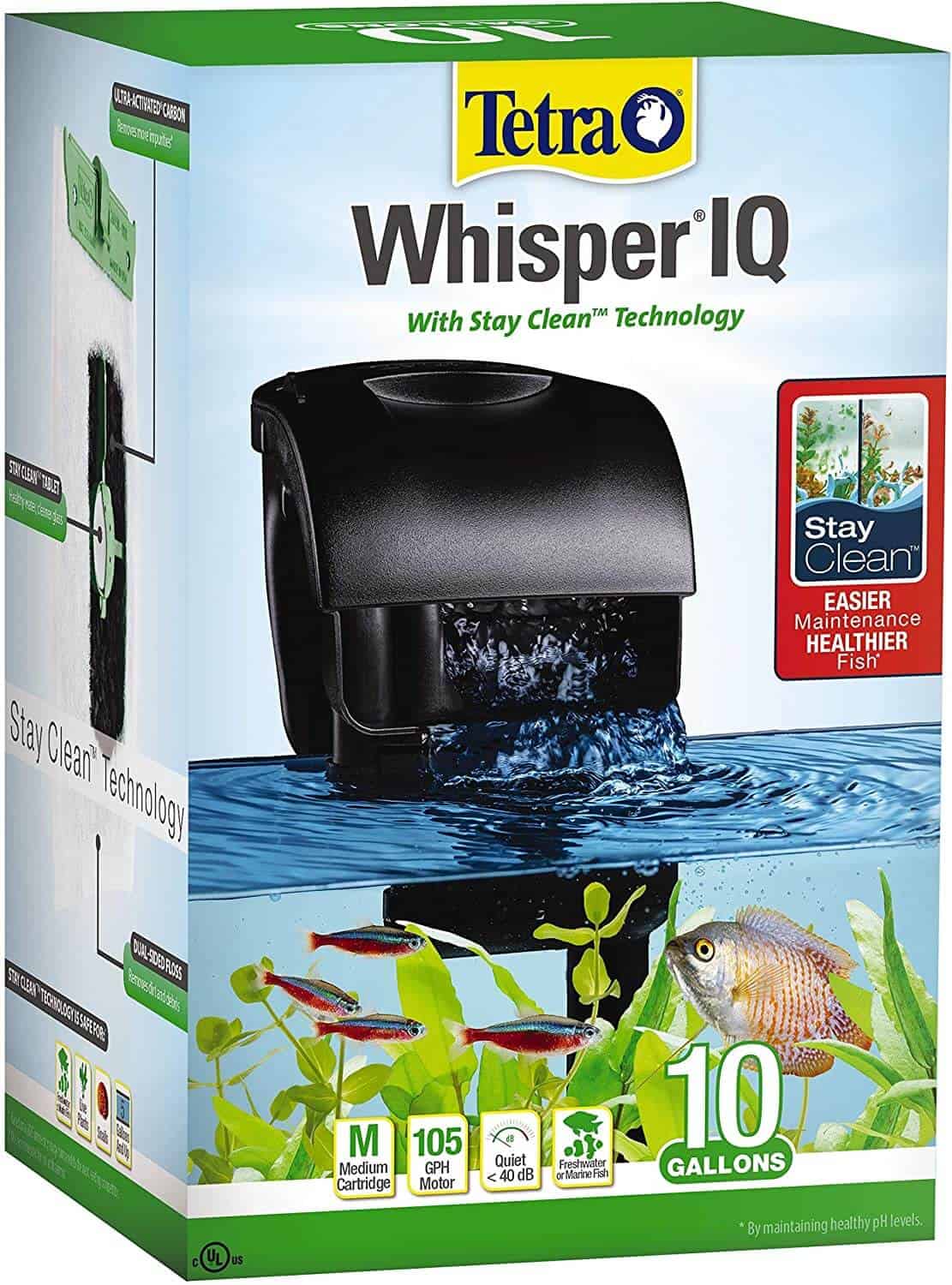 Whisper IQ Power Filter for Aquariums